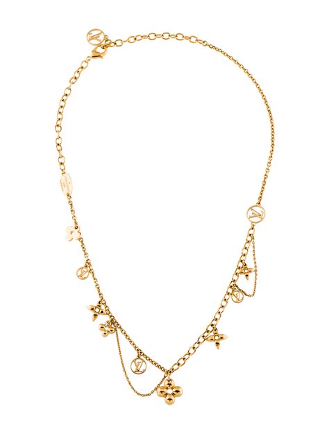 Louis Vuitton Blooming Supple Necklace Brass 